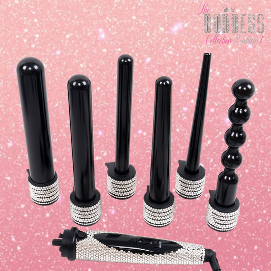 Luxury Crystal 6 in 1 Wand Curler